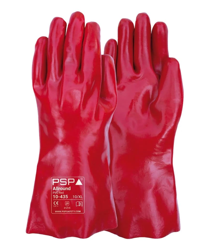 10-435 Allround PVC Red Werkhandschoen - productafbeelding