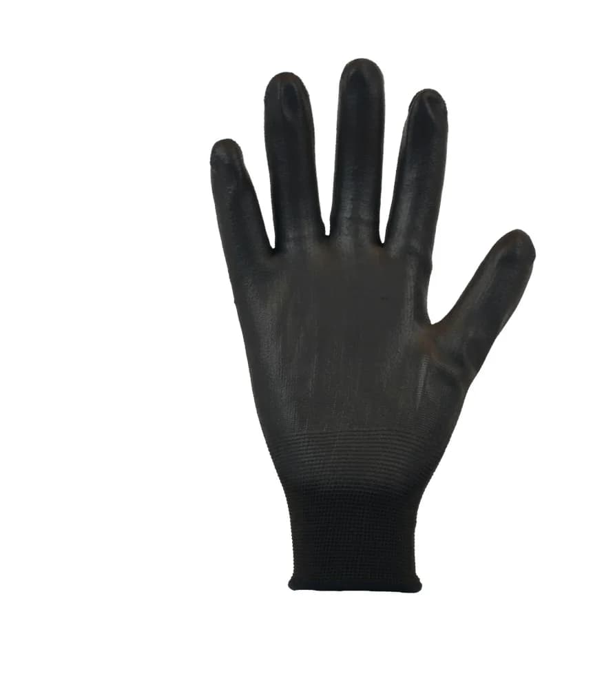 10-610 PU Zwart Werkhandschoen - productafbeelding