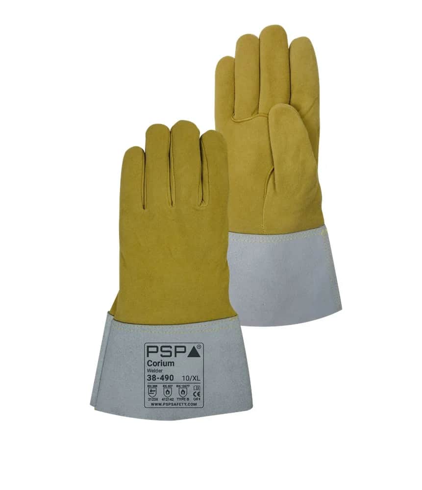 38-490 TIG Lashandschoen Hertensplitleer