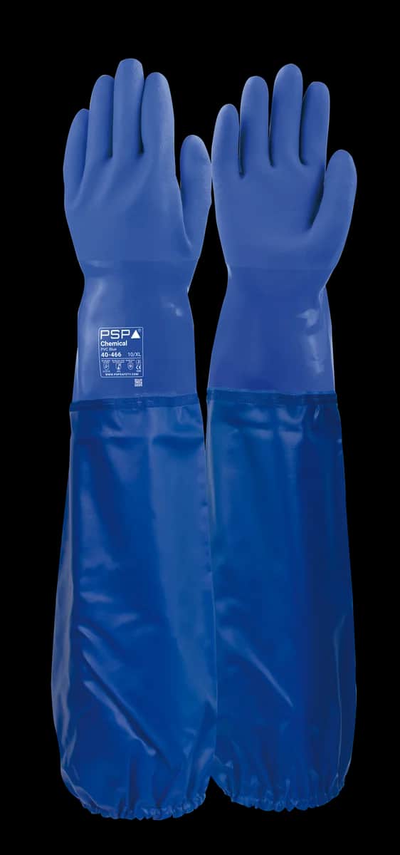 40-466 Chemical PVC Blue Werkhandschoen