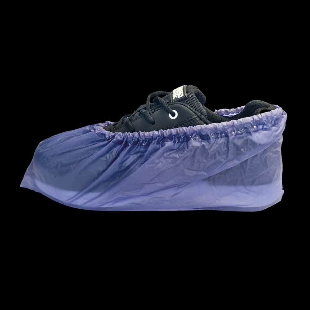 50-309 Disposable Overschoen PVC Paars 130mu