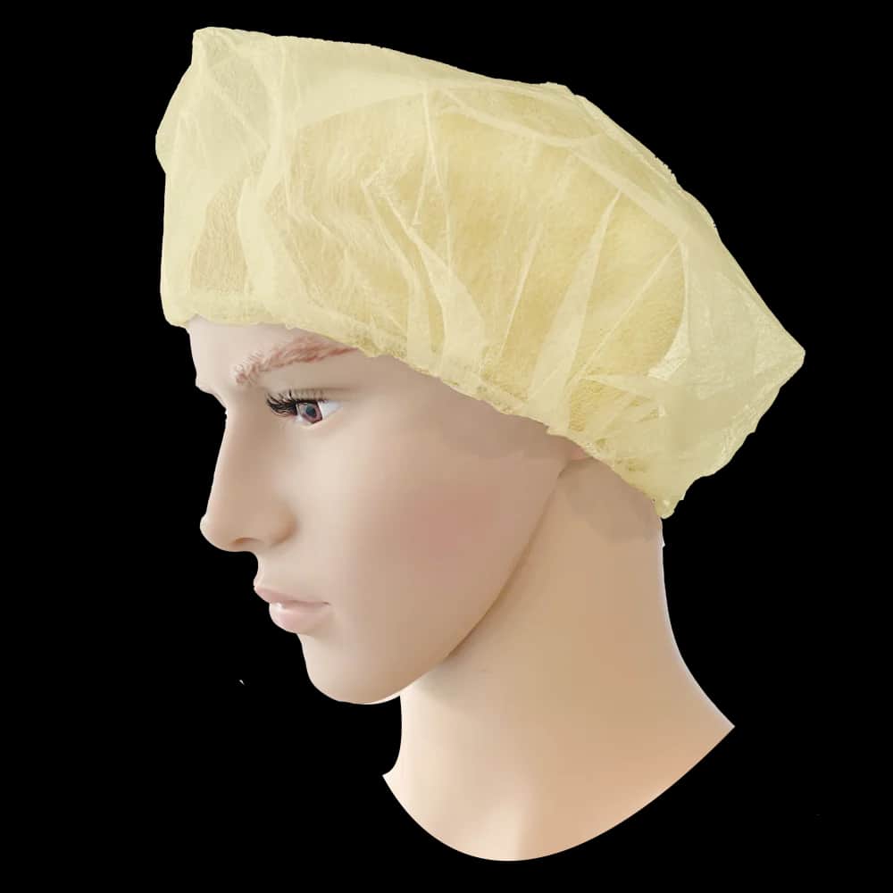 55-306 Disposable Baret PP geel