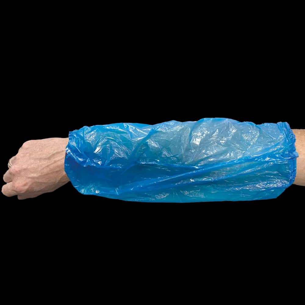 65-115 Disposable Overmouw PE 20mu, blauw