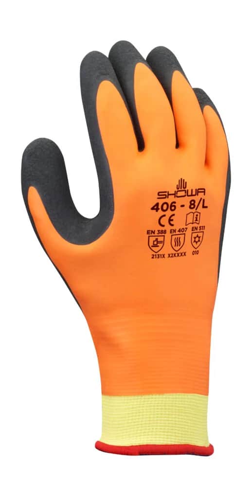 Showa 406 Latex Cold oranje