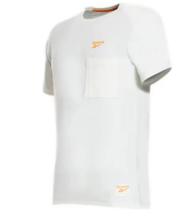 Reebok Knit T-shirt 003 Lockup Wit - productafbeelding