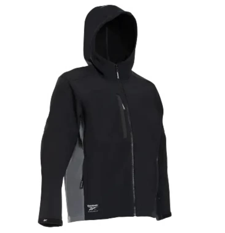 Reebok Softshell Jack 004 Zwart - productafbeelding
