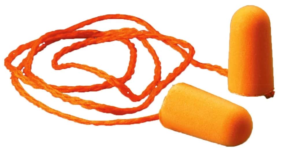 1110 oordoppen oranje+koord