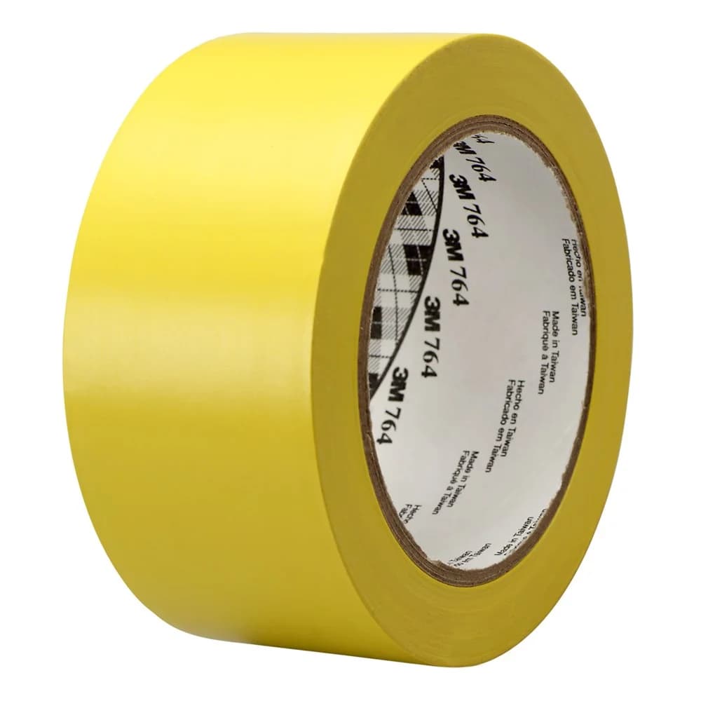 764 Vinyl Tape geel 50 mm x 33 m - productafbeelding