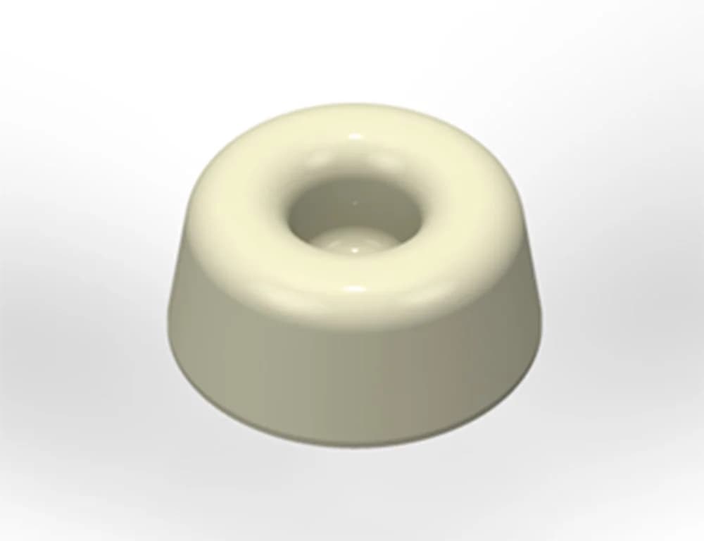 SJ5009 Bumpon wit 1000 stuks - productafbeelding