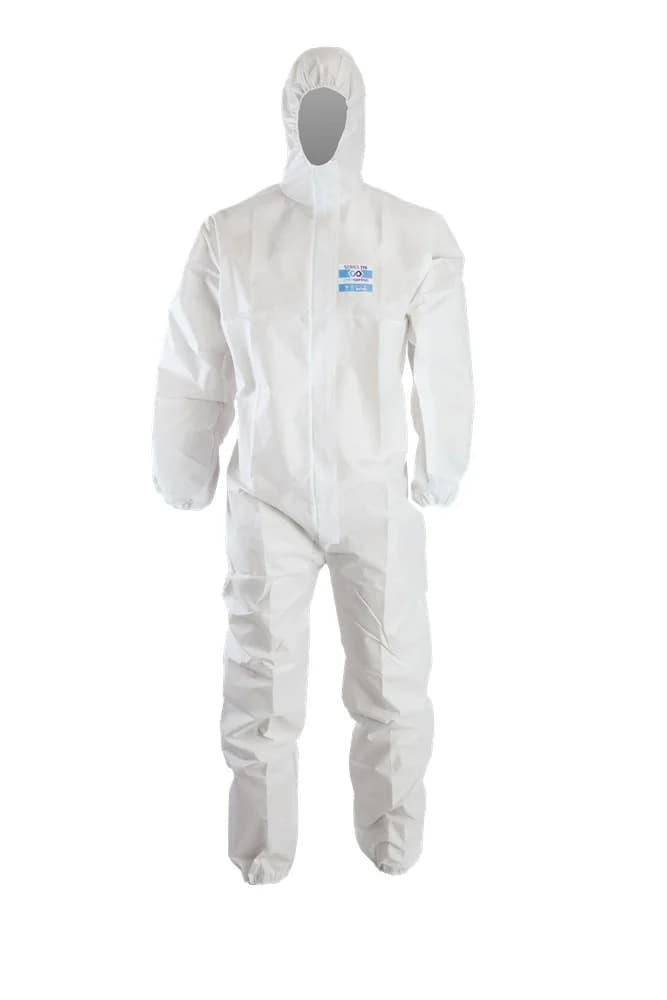110 Disposable Coverall Type 5+6, wit - productafbeelding