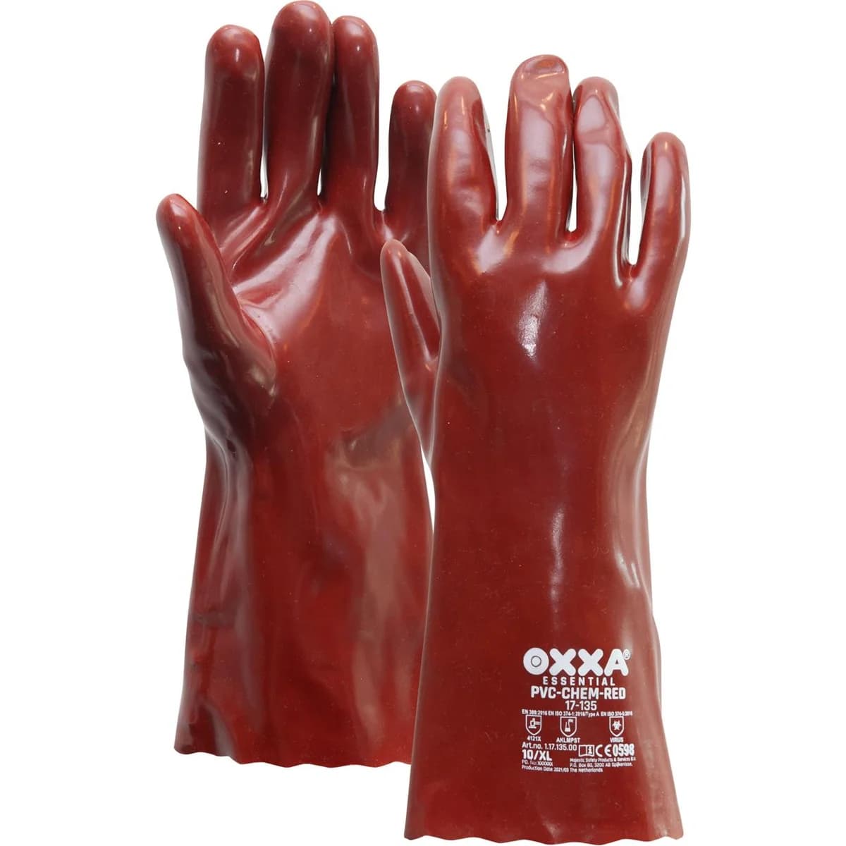 OXXA® PVC-Chem Red 17-135 handschoen - productafbeelding