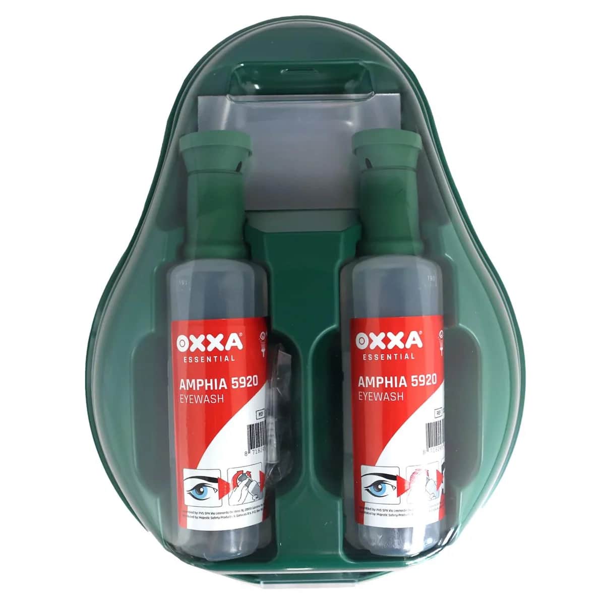OXXA® Bravis 5930 wandhouder inclusief 2 OXXA® oogspoelflessen 500 ml