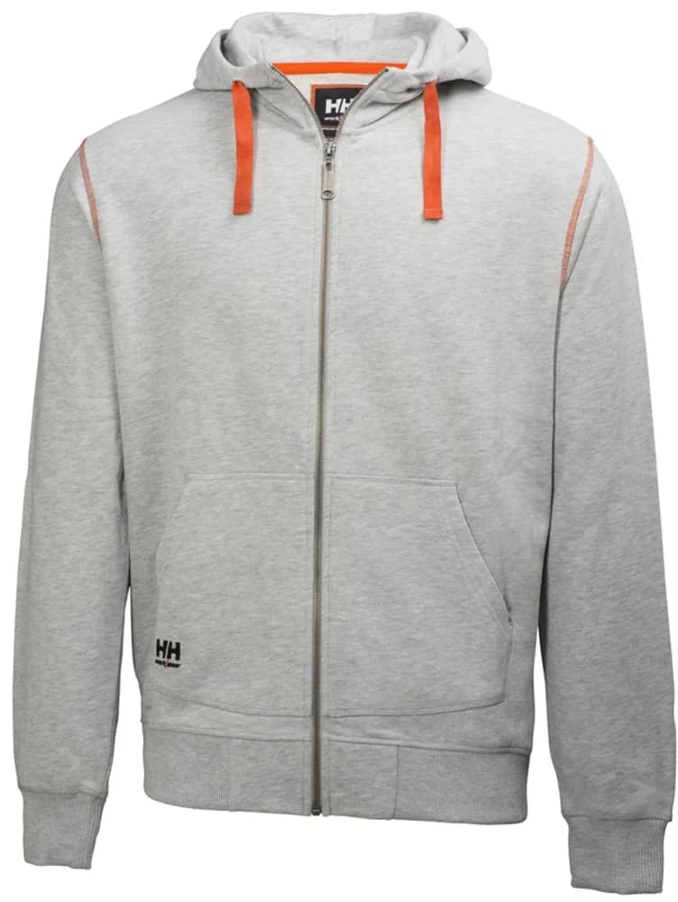 79028 Oxford Zip Hoodie - productafbeelding