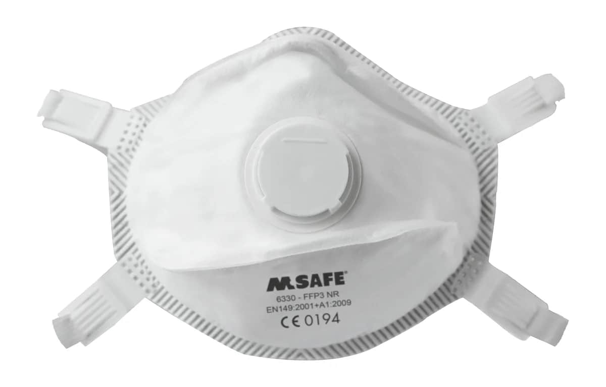 M-Safe stofmasker FFP3 NR met uitademventiel