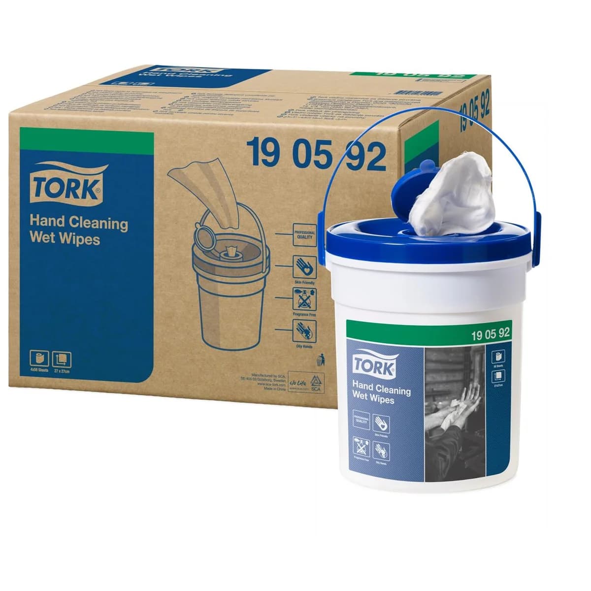 Tork Hand Cleaning Wet Wipes reinigingsdoekjes - productafbeelding