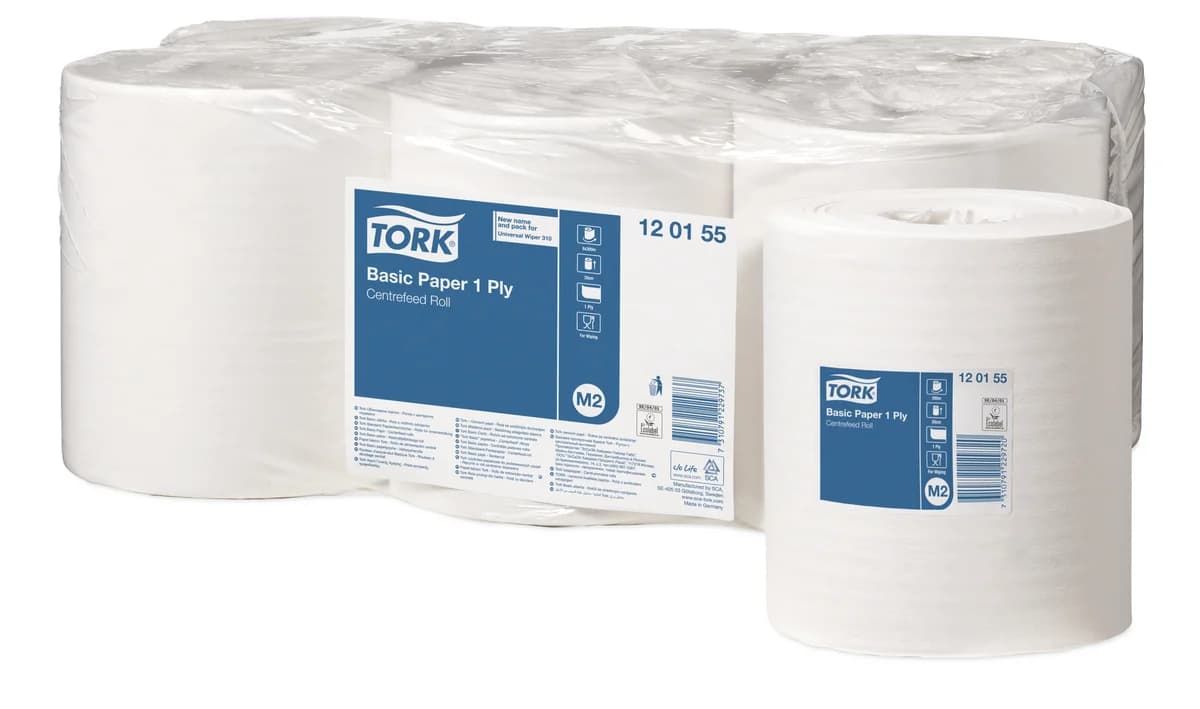 Tork Basic Paper Centerfeed poetsrol - productafbeelding